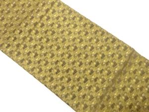 アンティーク　蔦の葉模様織り出し丸帯（着用可）